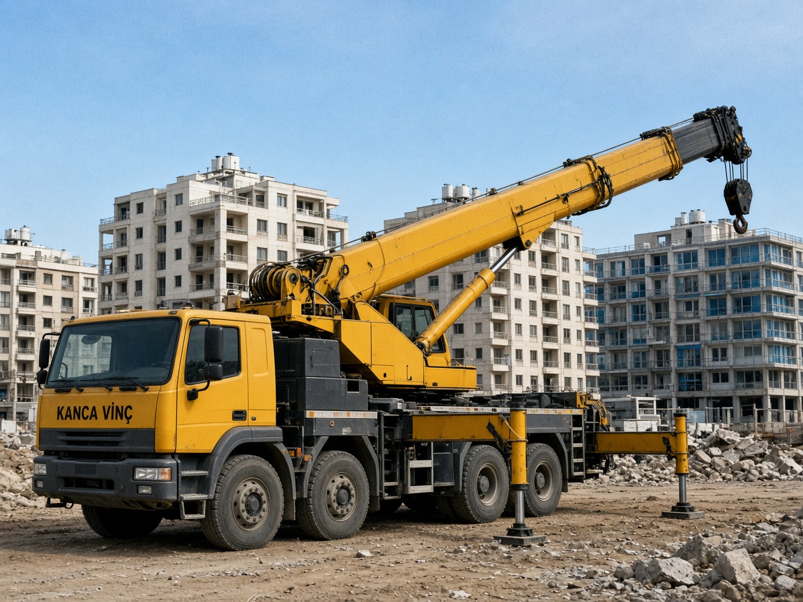 İzmir Vinç Kiralama Kanca Vinç mobil vinci